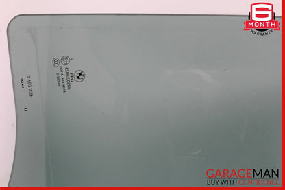 08-14 BMW X6 Rear Left Door Window Glass OEM
