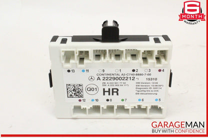 14-17 Mercedes W222 S550 Rear Right Passenger Side Door Control Module Unit OEM