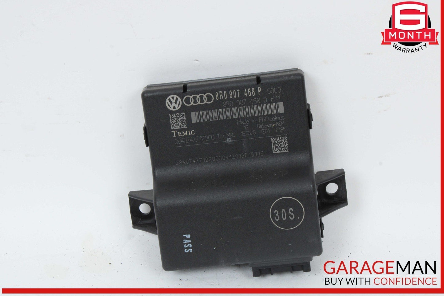 2014-2016 Audi Q5 ECM Network Gateway Control Module Unit 8R0907468P Genuine
