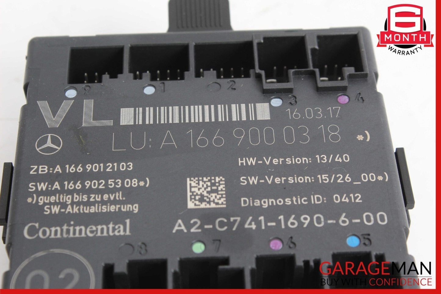12-20 Mercedes W117 GLA250 Front Left Side Door Control Module Unit