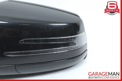10-13 Mercedes W212 E350 Front Left Driver Side Door Rear View Mirror Black OEM