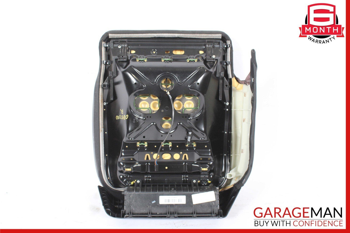 07-09 Mercedes W211 E320 E350 Front Right Lower Bottom Seat Cushion Black OEM