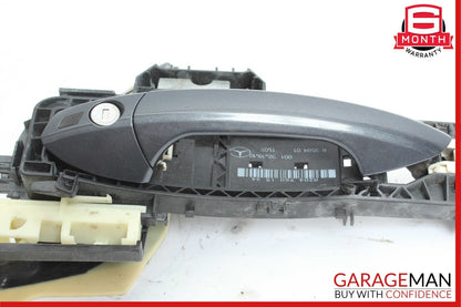 10-13 Mercedes W212 E350 Front Left Exterior Door Handle Assembly Tenorite Gray