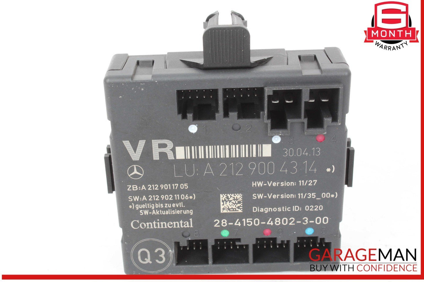 08-18 Mercedes-Benz E350 W212 Right Front Door Control Module 2129004214 OEM