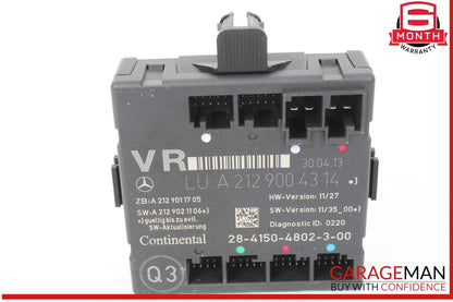 08-18 Mercedes-Benz E350 W212 Right Front Door Control Module 2129004214 OEM