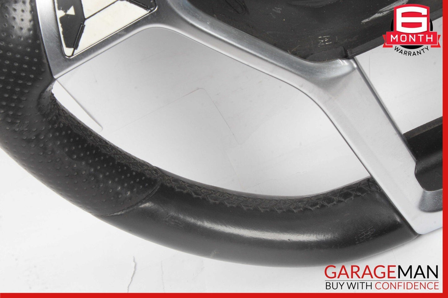 12-18 Mercedes W204 C250 SLK250 C300 AMG Sport Steering Wheel Flat Bottom OEM