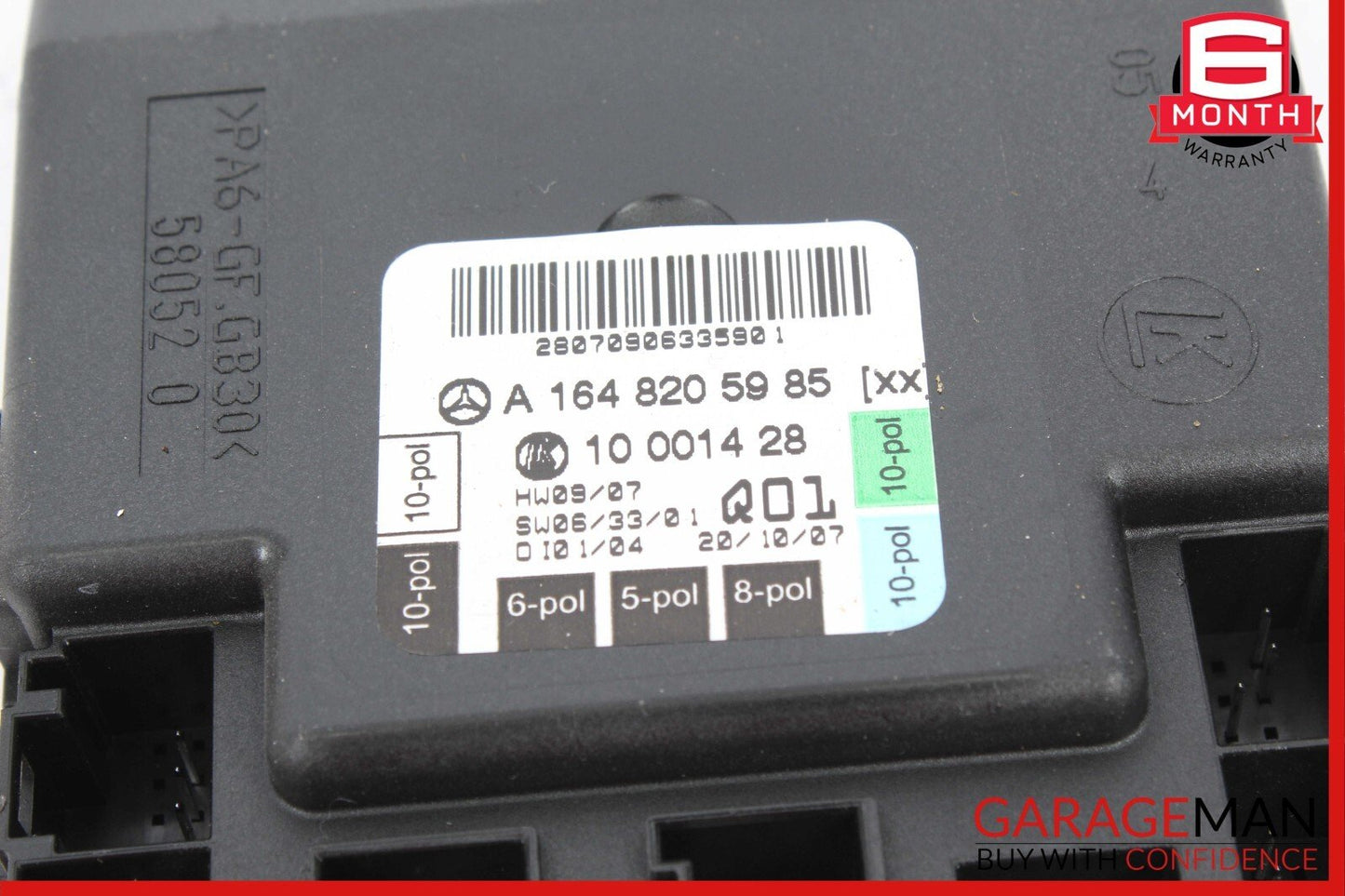 06-13 Mercedes GL450 R550 ML550 Front Right Side Door Control Module Unit