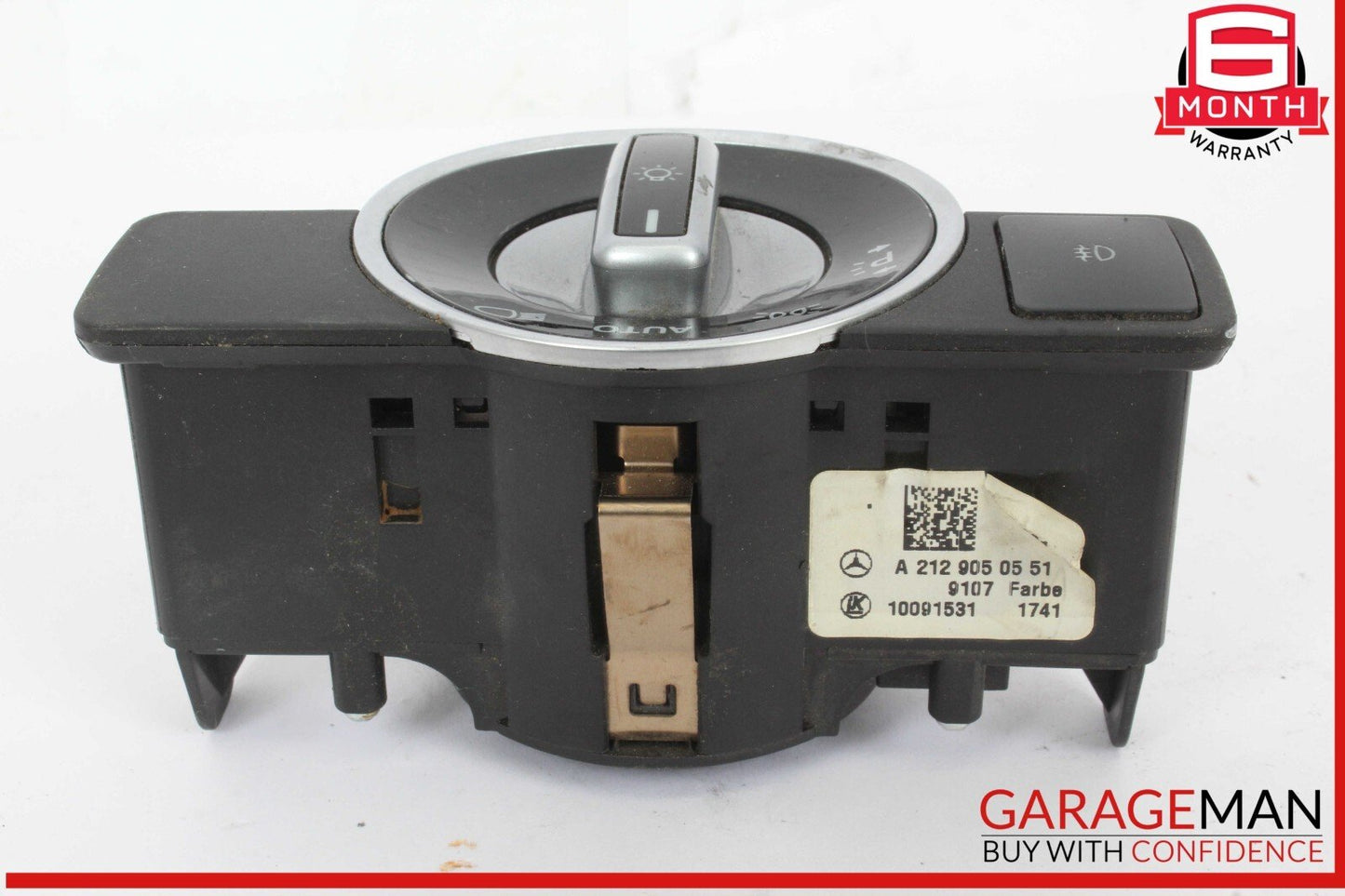 08-20 Mercedes W212 E350 Bluetec Headlight Fog Light Switch Control Module OEM