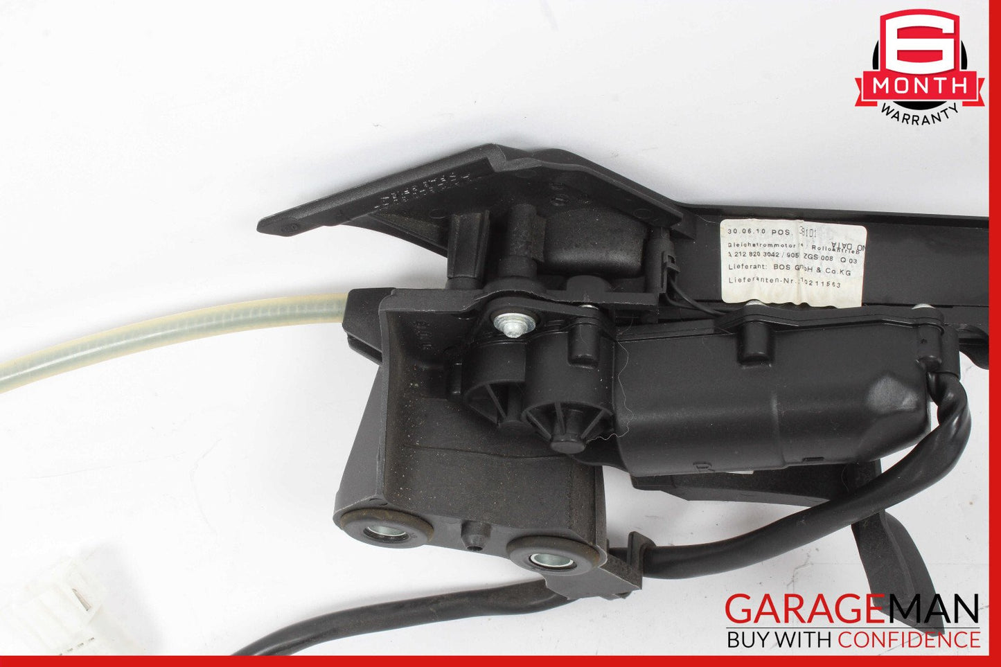 11-16 Mercedes W212 E350 Wagon Rear Right Side Parcelf Shelf Rail Motor OEM