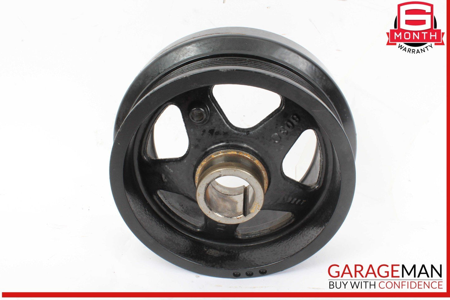 10-16 Porsche Cayenne 958 Engine Crankshaft Harmonic Balancer Crank Pulley OEM