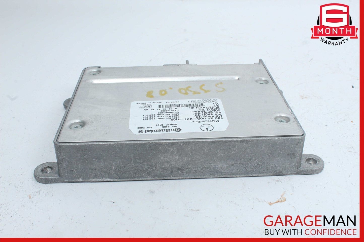 07-10 Mercedes W221 S550 CL550 Bluetooth Communication Module 2218709092 OEM
