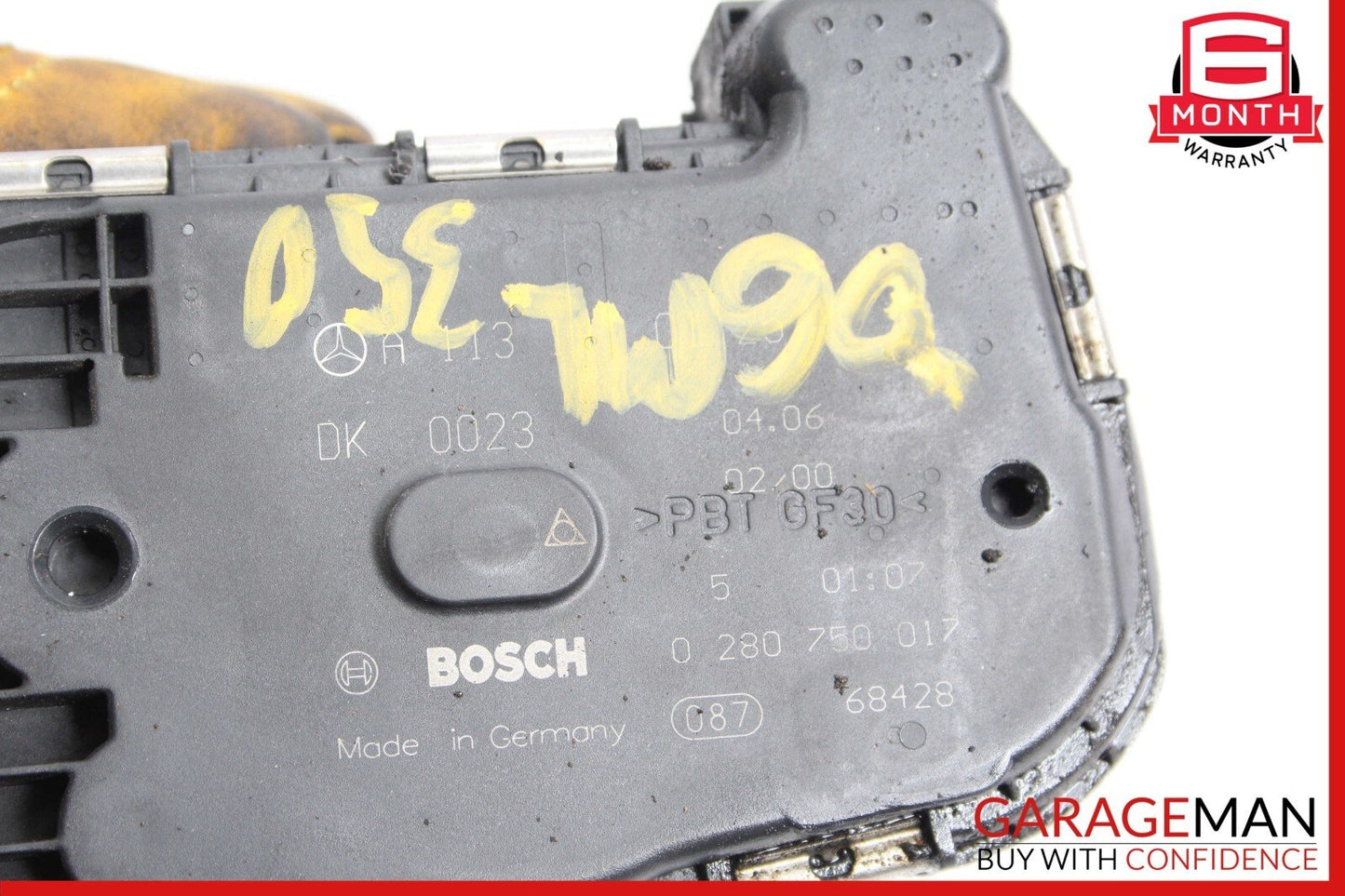 00-13 Mercedes W164 ML350 C300 S500 Engine Throttle Valve Body 1131410125 OEM