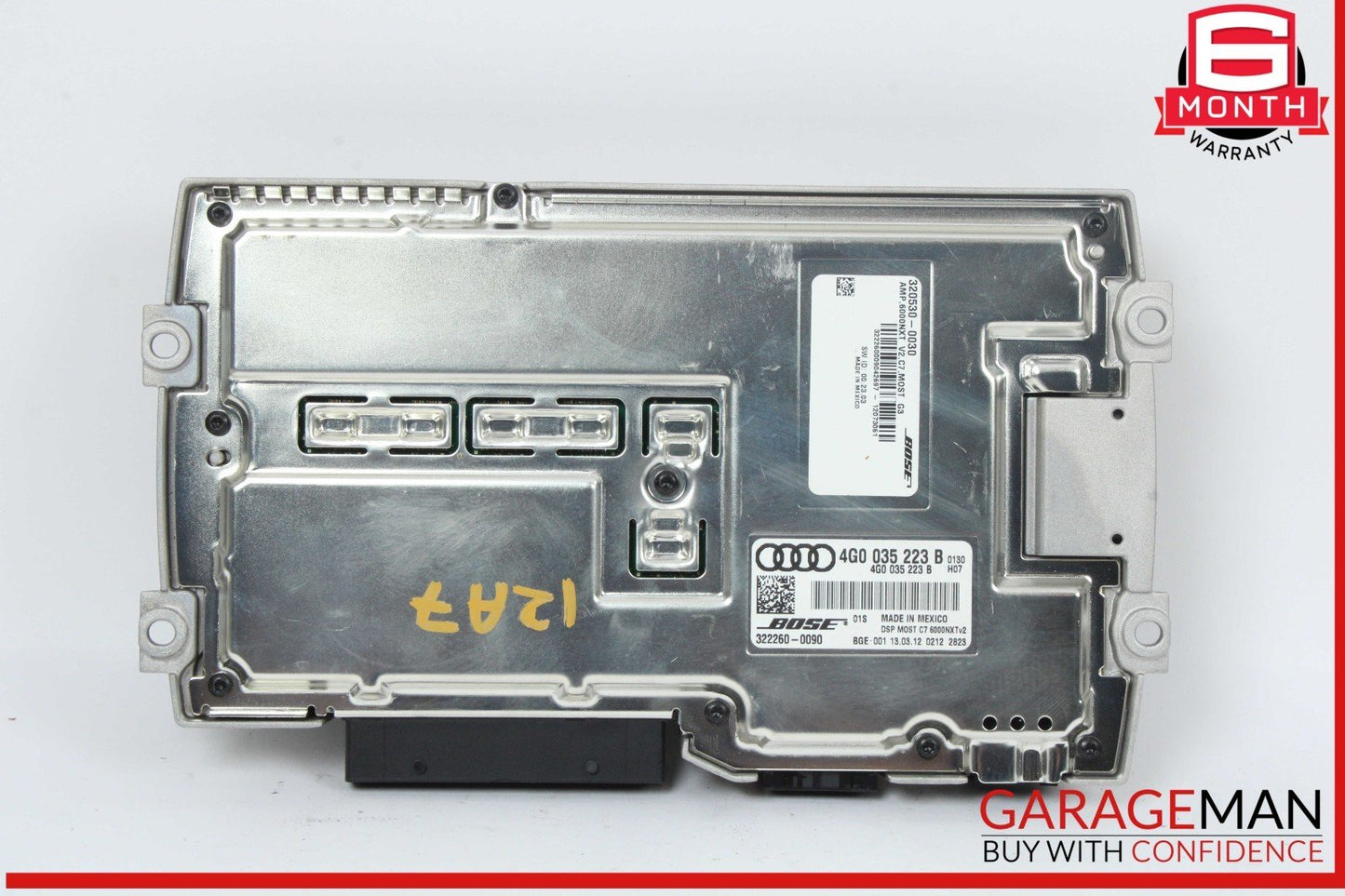 12-18 Audi A7 A6 S7 Audio Radio Sound Amplifier AMP Bose 4G0035223C OEM