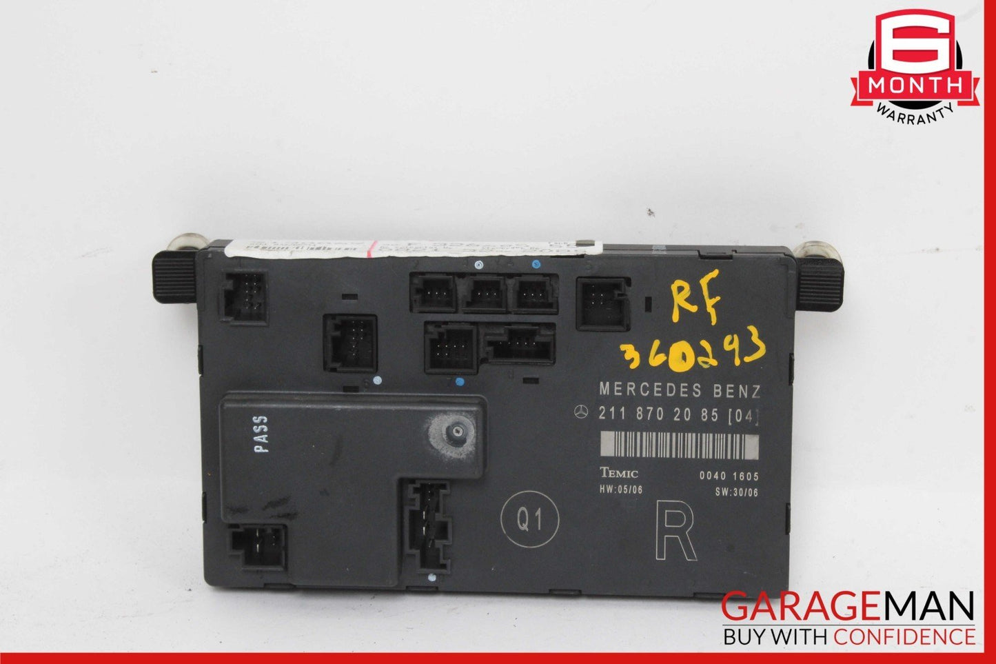 03-09 Mercedes W211 E350 E550 Front Right Passenger Side Door Control Module OEM