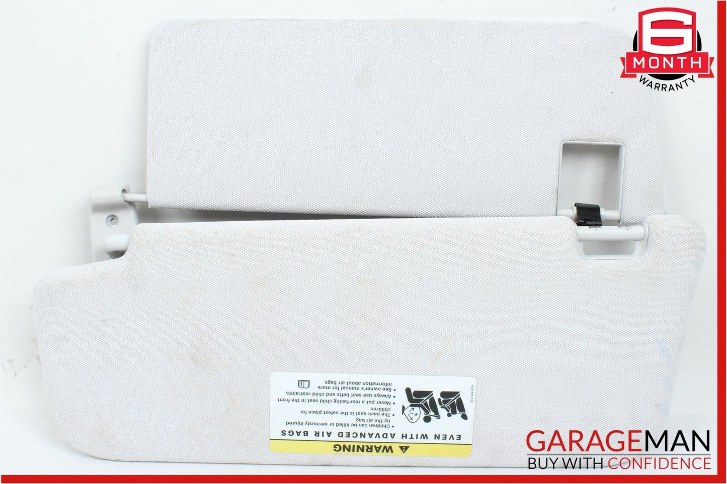 07-09 Mercedes W211 E350 Front Right Sunvisor Sun Visor Shade Cover Suede Grey
