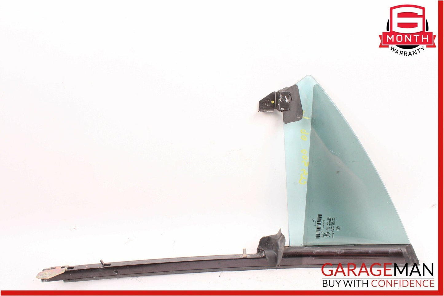 06-11 Mercedes W219 CLS500 Rear Left Side Quarter Window Glass Panel Assembly