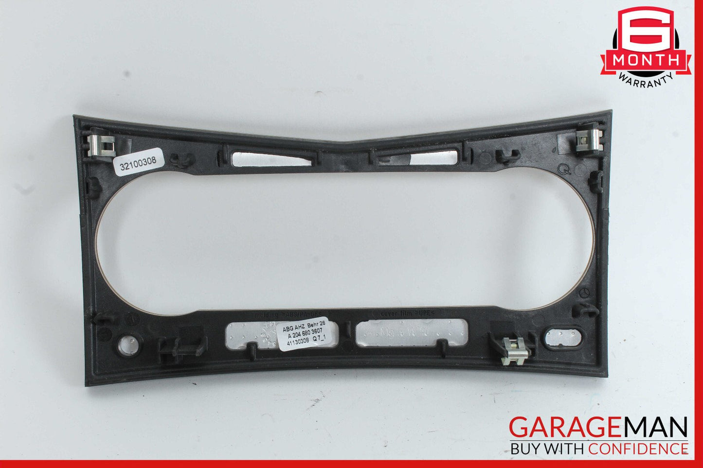 08-11 Mercedes W204 C350 A/C Climate Control Switch Trim Bezel Wood OEM