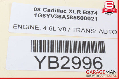 04-09 Cadillac XLR Head Up Display Switch Button 15251159 OEM
