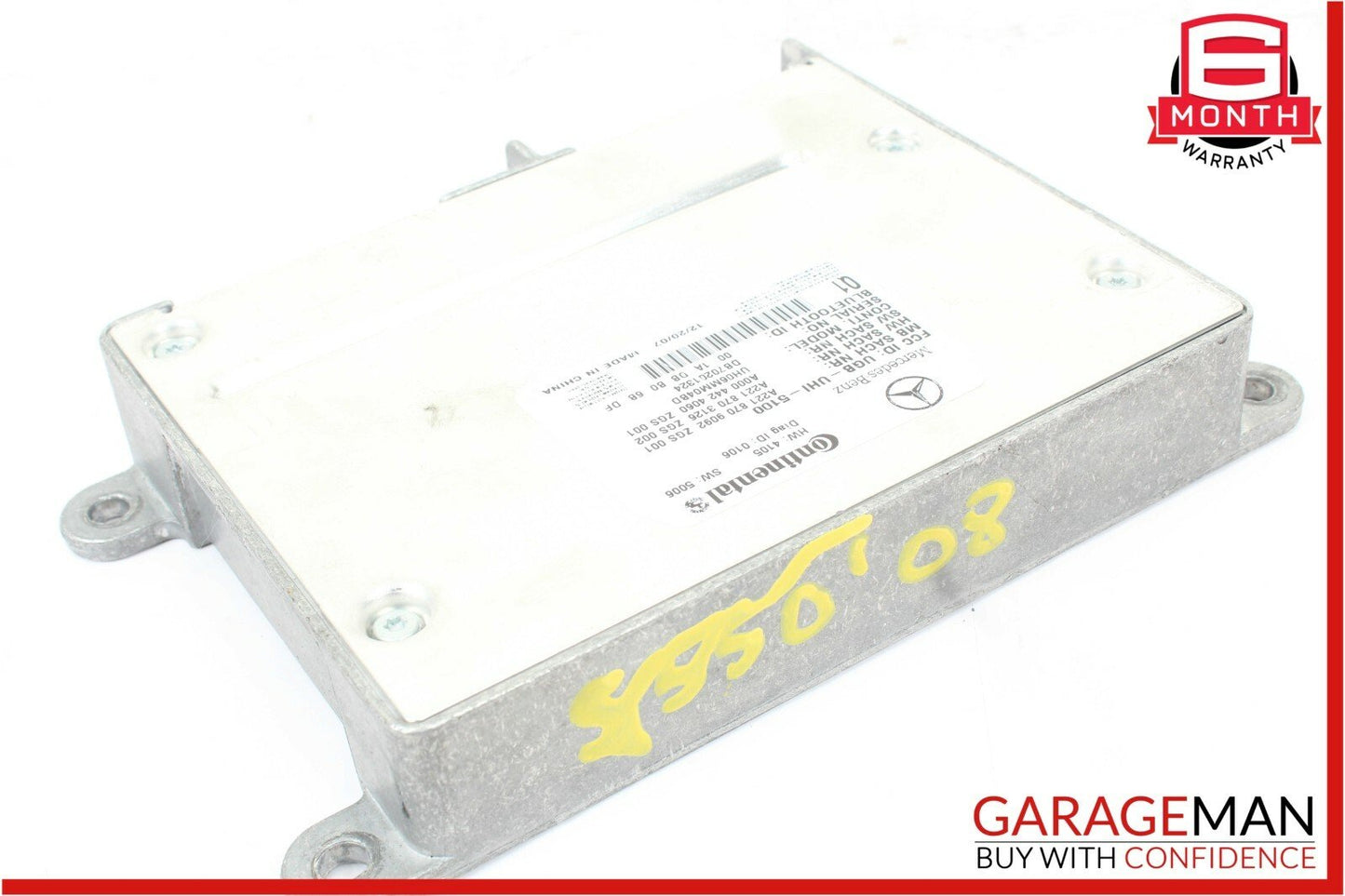 07-09 Mercedes S550 CL550 CL600 Bluetooth Communication Controller Module