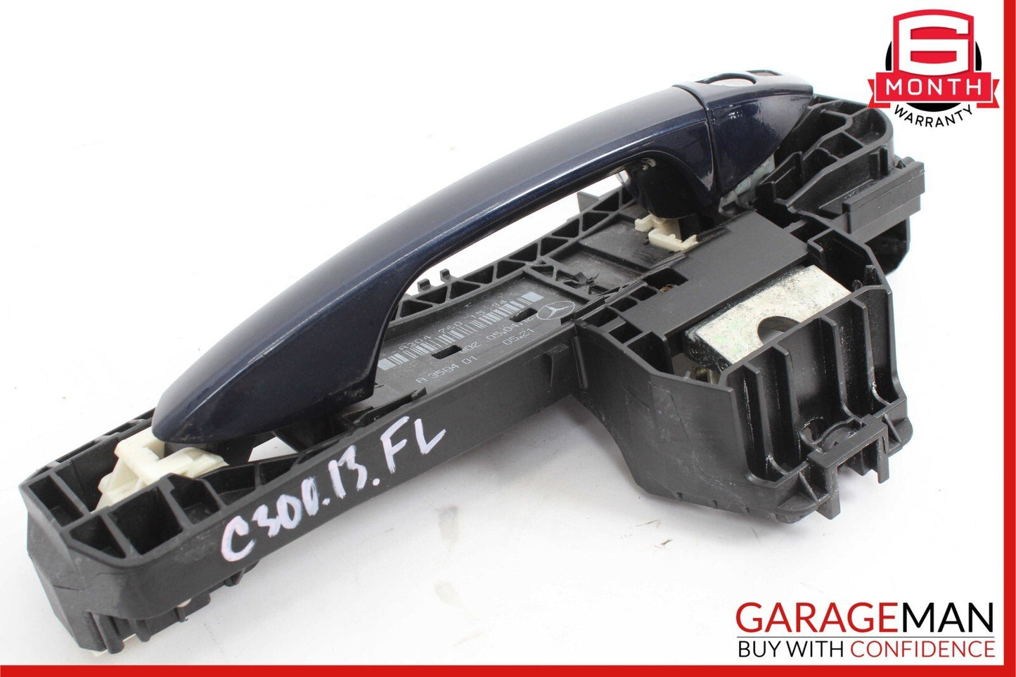 08-14 Mercedes W204 C300 Front Left Side Exterior Door Handle Assembly Gray OEM