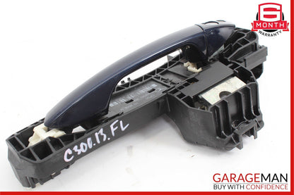 08-14 Mercedes W204 C300 Front Left Side Exterior Door Handle Assembly Gray OEM