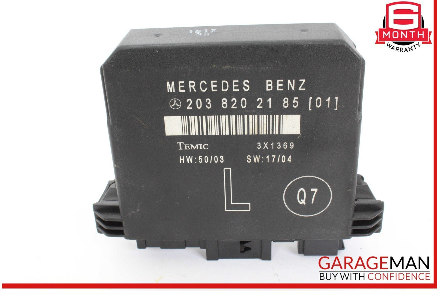 01-07 Mercedes W203 C230 C350 Rear Left Side Door Control Module 2038202185 OEM