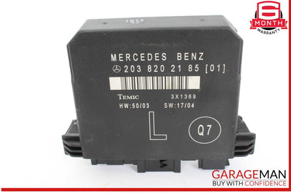 01-07 Mercedes W203 C230 C350 Rear Left Side Door Control Module 2038202185 OEM