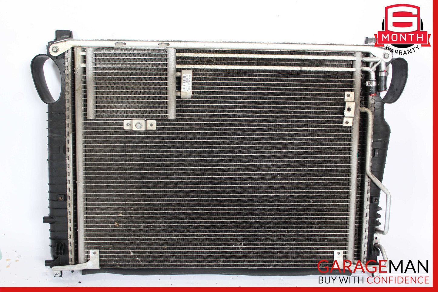 03-06 Mercedes R230 SL500 Cooling Radiator A/C Condensor Oil Cooler OEM