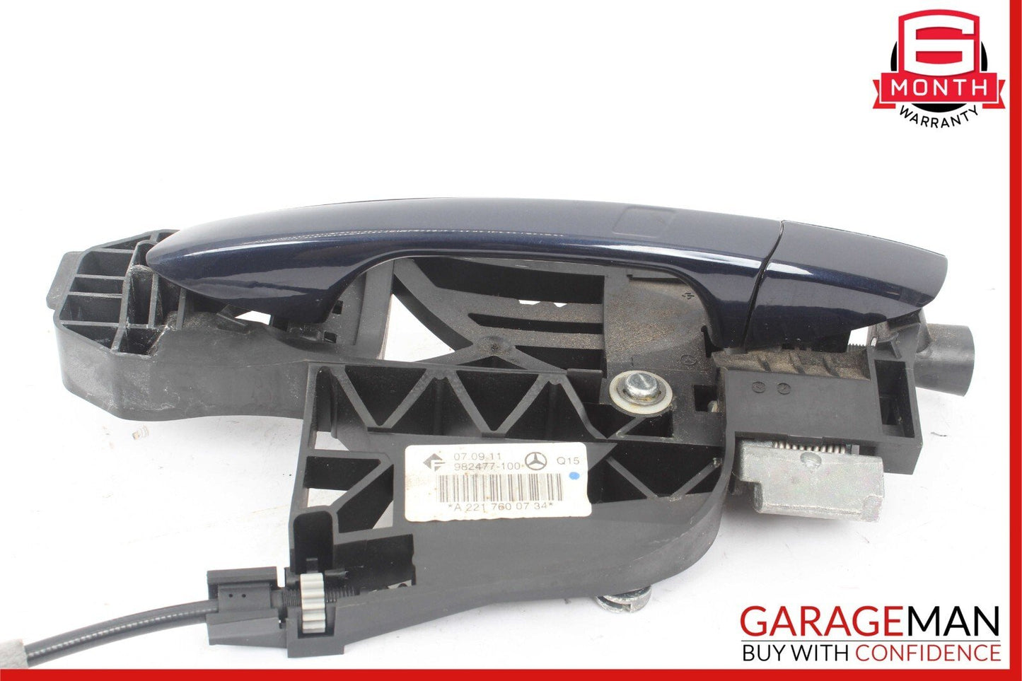 07-13 Mercedes W221 S500 Rear Left Side Exterior Door Handle Keyless Go OEM