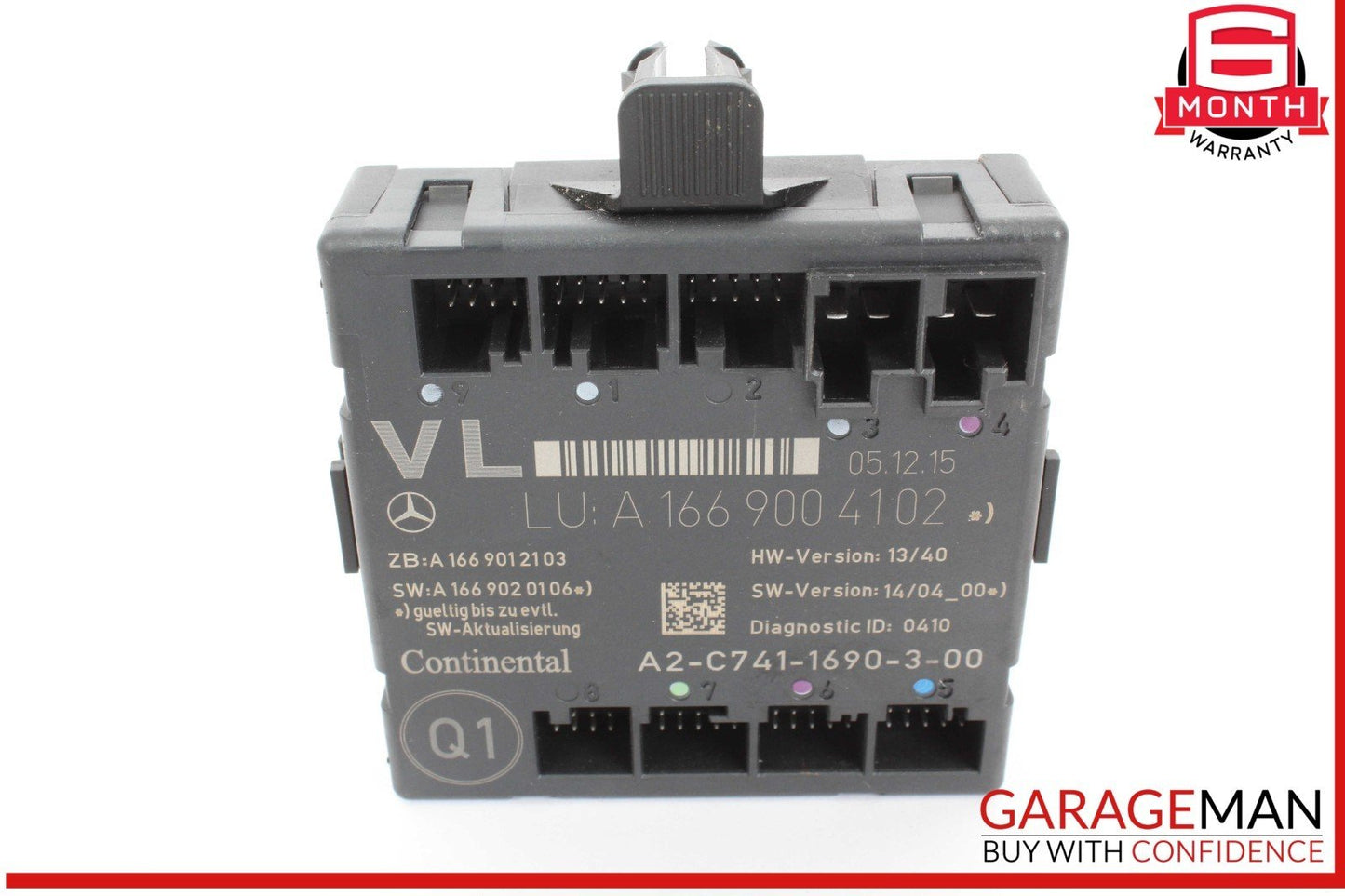12-20 Mercedes W117 CLA250 Front Left Driver Side Door Control Module Unit OEM