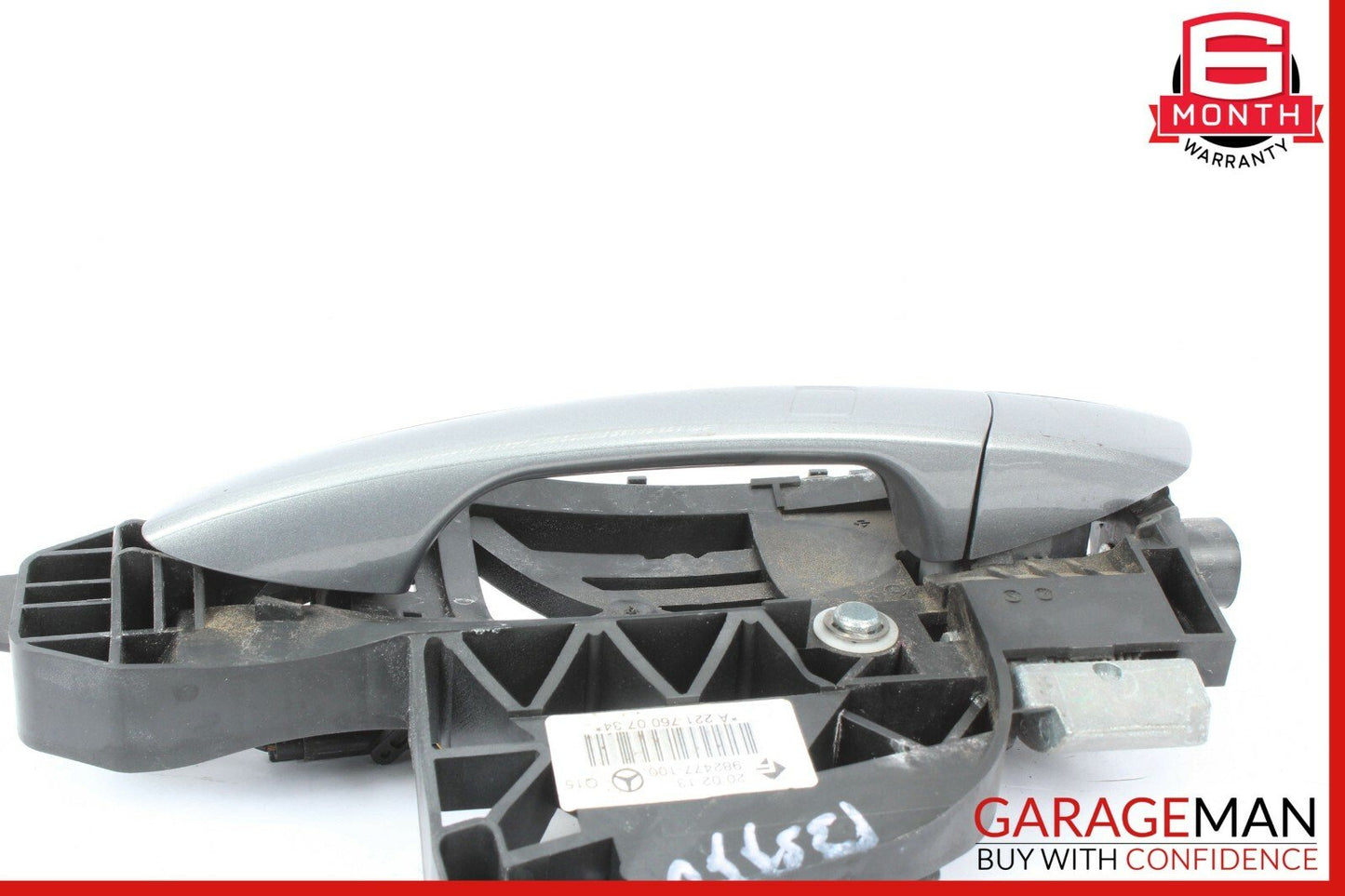 07-13 Mercedes W221 S550 Rear Left Side Exterior Door Handle Keyless Go Silver