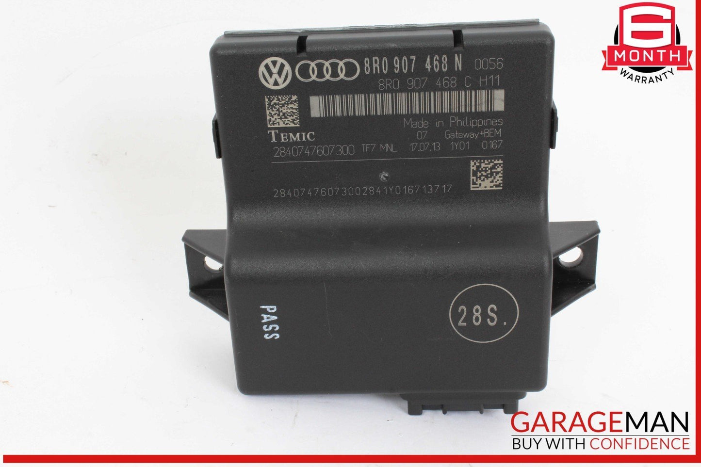 13-16 Audi A4 Network Interface Gateway Control Module Unit 8R0907468N Genuine