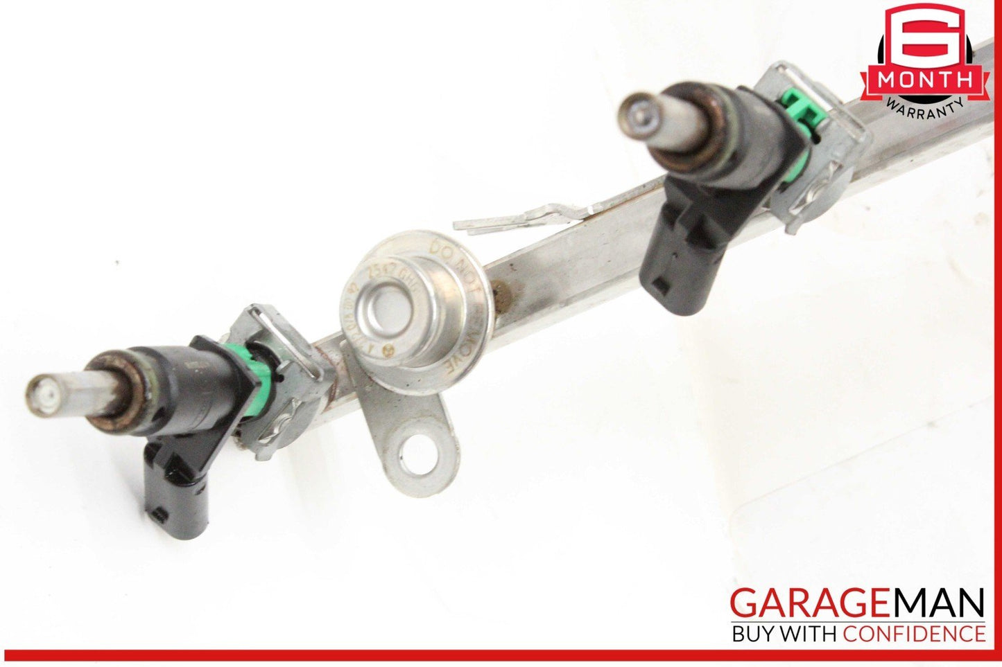 05-12 Mercedes W211 E350 SLK300 Fuel Injector Rail w/ Fuel Injectors OEM