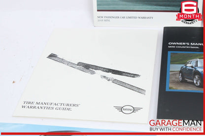 18 Mini Cooper S Countryman Owner Owner's Manual Operator User Guide w/ Case OEM