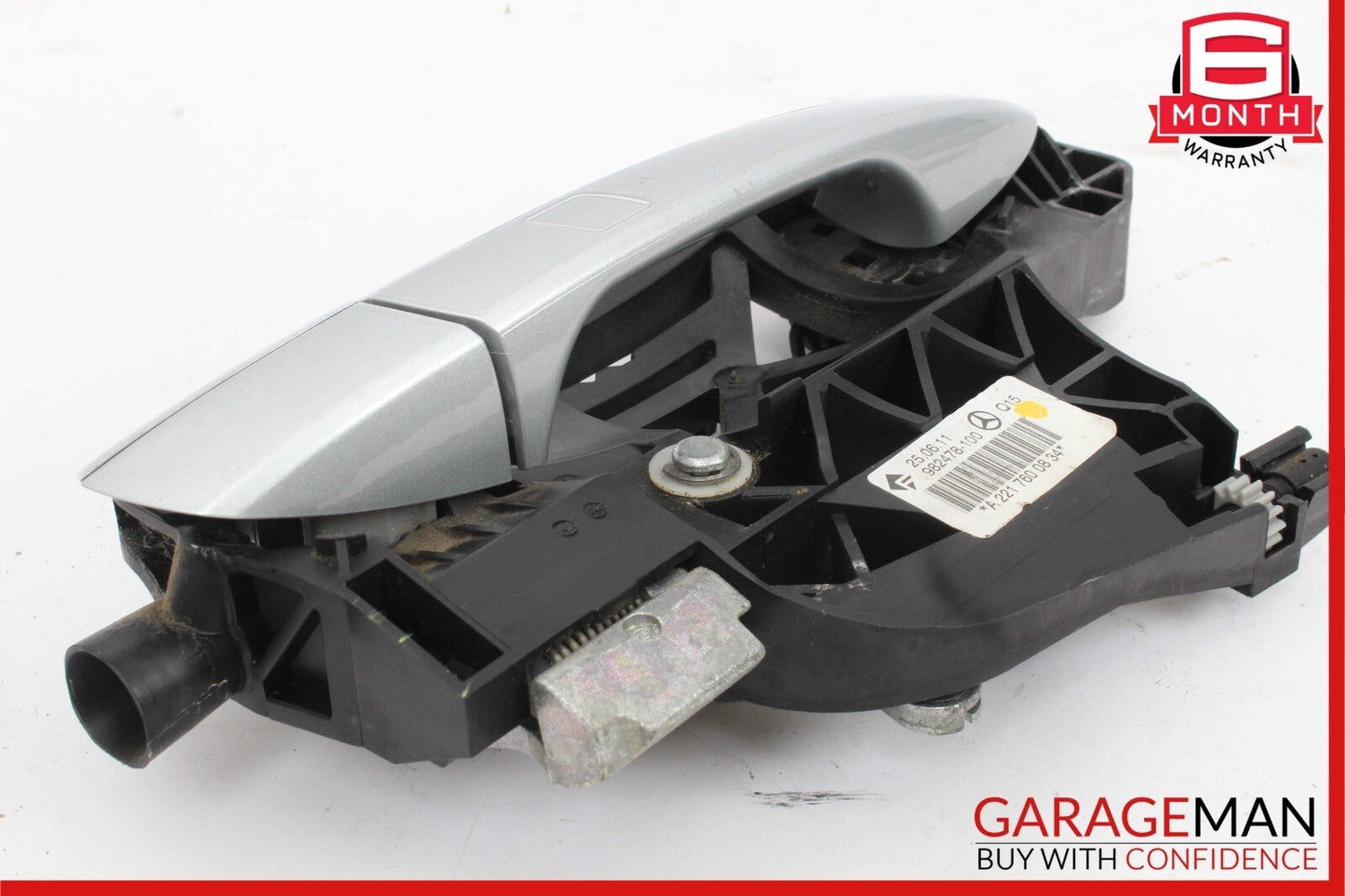 07-13 Mercedes W221 S400 S550 Rear Right Exterior Door Handle Keyless Go Silver