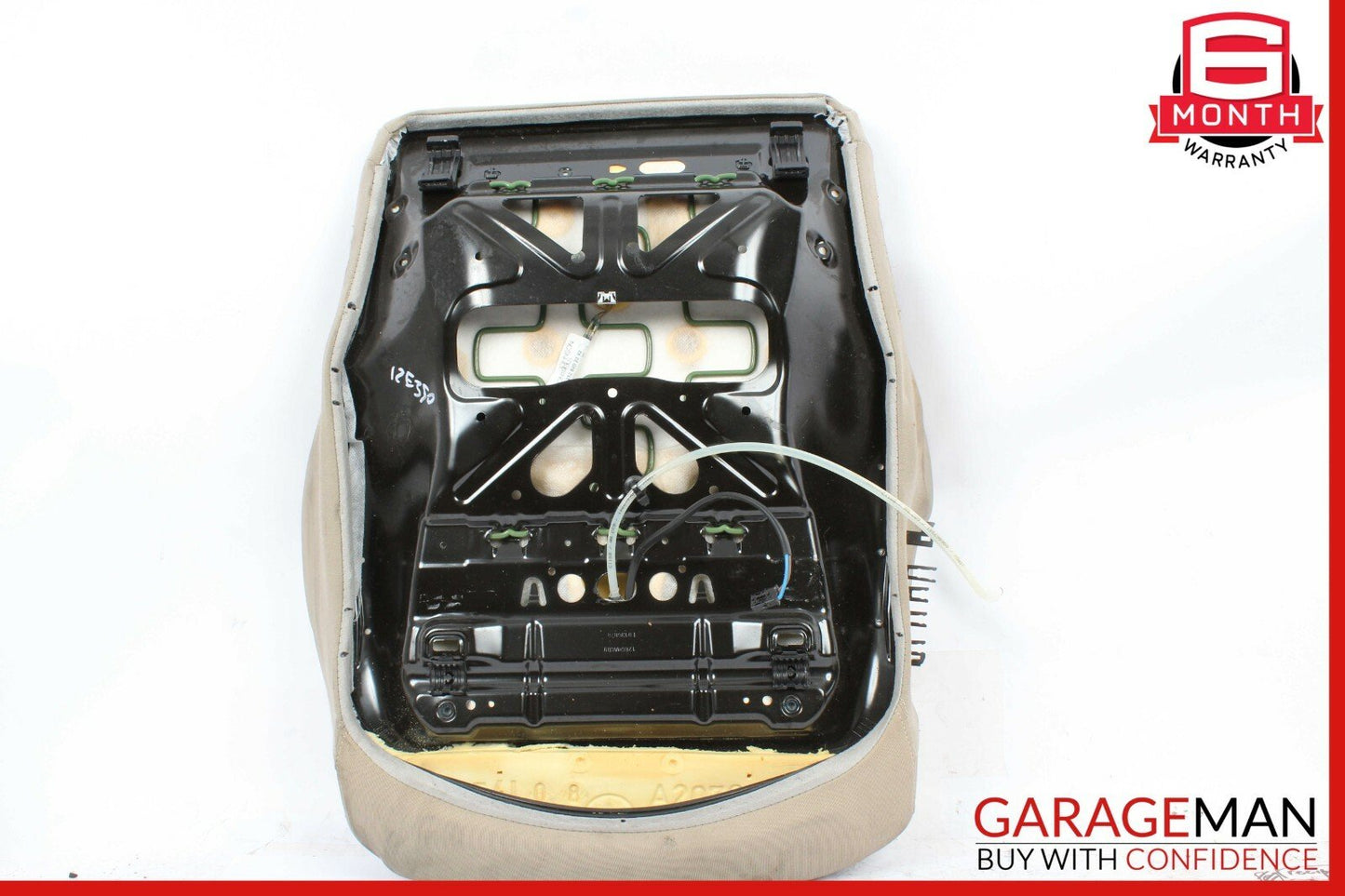 10-16 Mercedes W212 E350 E400 Front Right Bottom Lower Seat Cushion Beige OEM