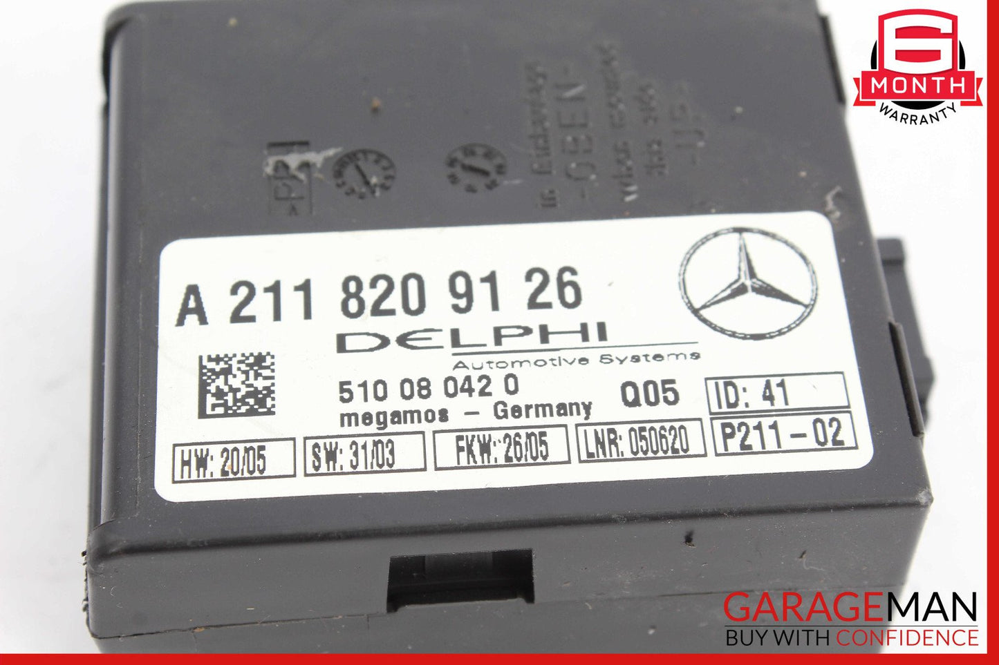 00-06 Mercedes W215 CL500 SL500 S500 Anti Theft Alarm Sensor Control Module OEM