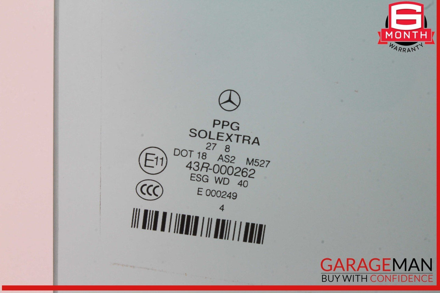 03-09 Mercedes W211 E550 E500 Rear Right Side Door Window Auto Glass OEM