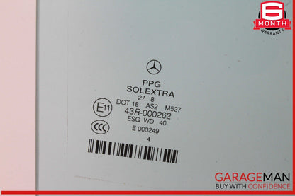 03-09 Mercedes W211 E550 E500 Rear Right Side Door Window Auto Glass OEM