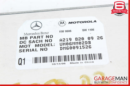06-09 Mercedes GL450 E500 E63 AMG Communication Control Module 2198200926 OEM