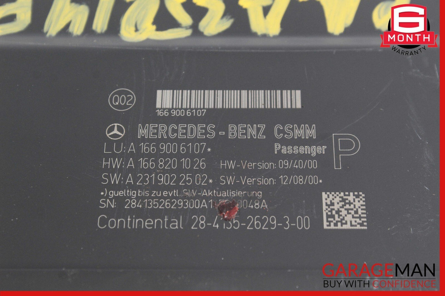 14-18 Mercedes W117 CLA250 Front Right Seat Control Module Unit 1669006107 OEM