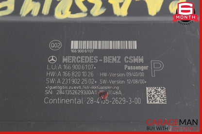 14-18 Mercedes W117 CLA250 Front Right Seat Control Module Unit 1669006107 OEM