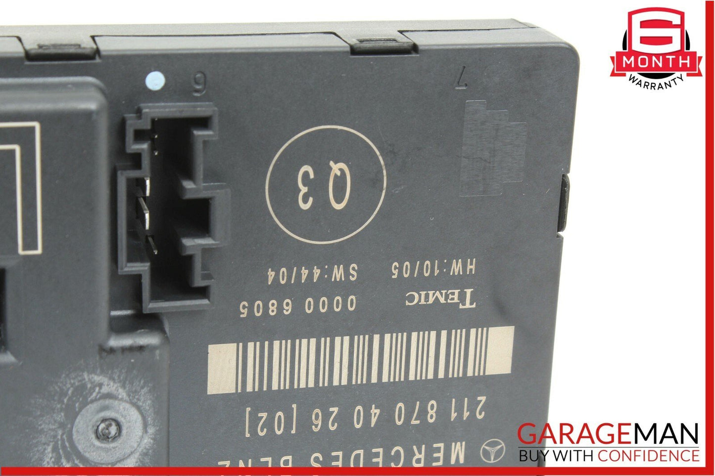 03-09 Mercedes W211 E350 E550 Rear Left Side Door Control Module