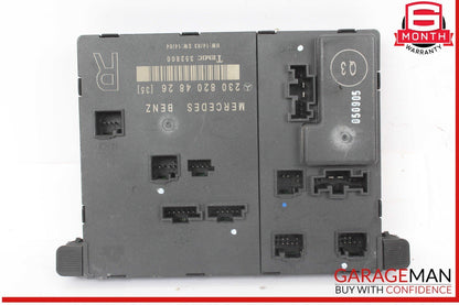 03-12 Mercedes R230 SL500 SL55 SL600 Front Right Side Door Control Module OEM
