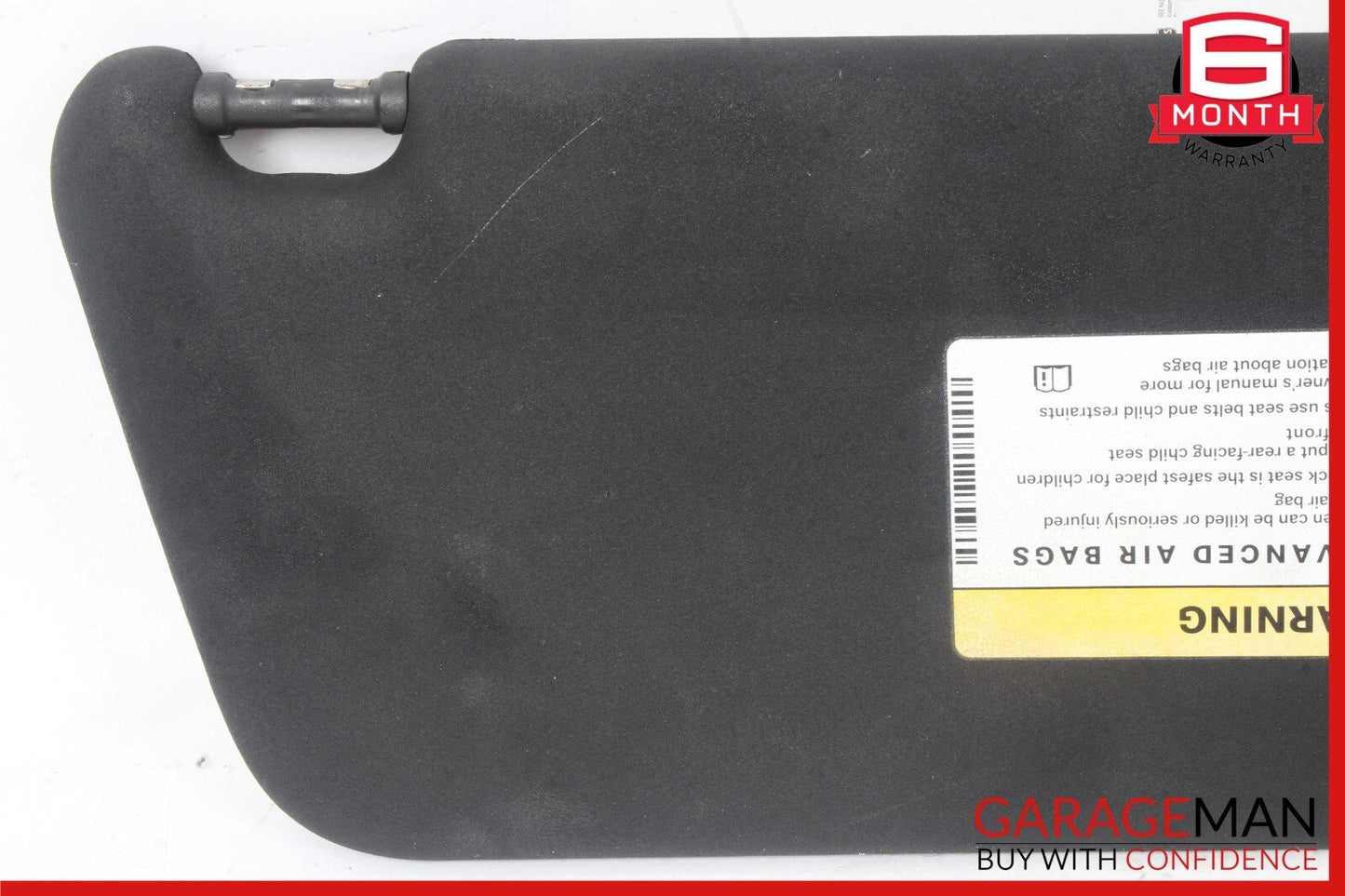 08-14 Mercedes W204 C250 C350 Front Left Side Sun Visor Sunvisor Shade Black OEM