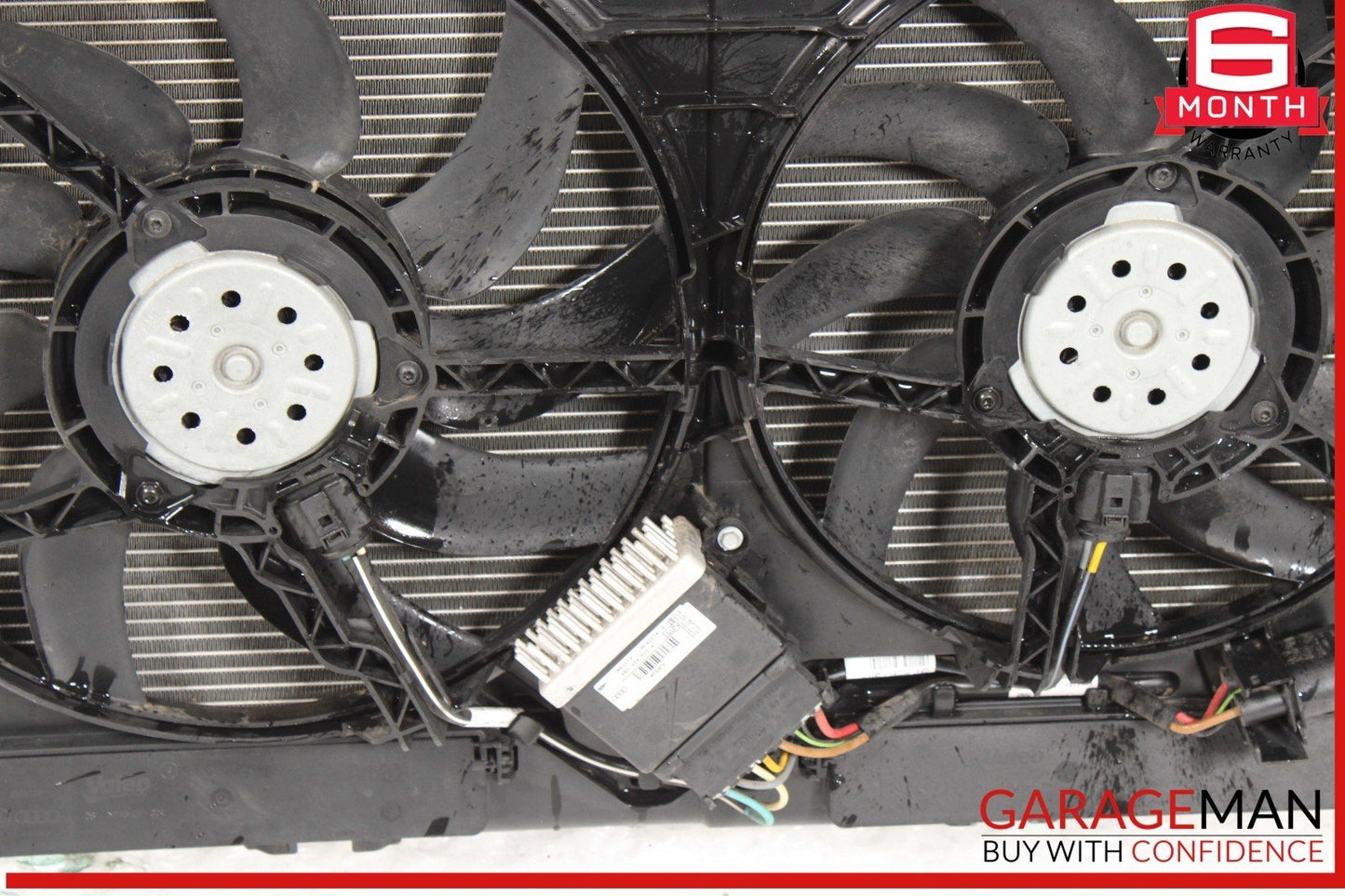 12-18 Audi A6 A7 Engine Radiator Condenser Cooler Fan Assembly OEM