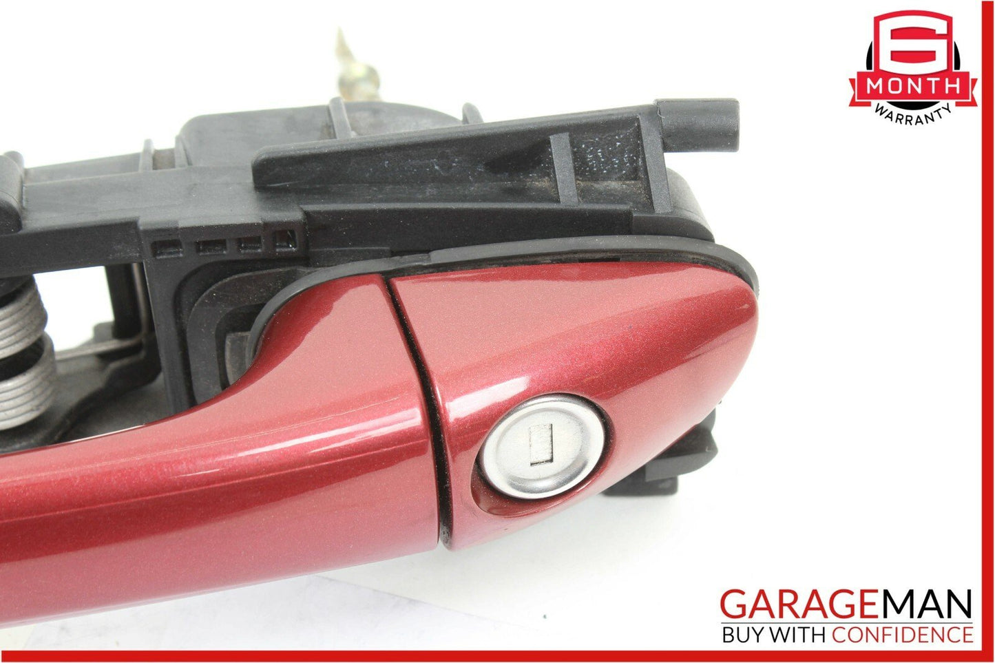 05-08 Mercedes R171 SLK350 Front Left Driver Side Exterior Door Handle Red OEM