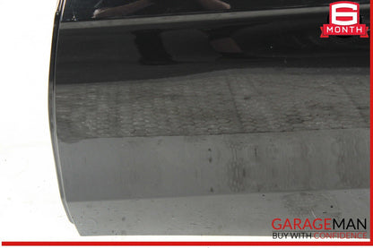 10-16 Mercedes W212 E350 E63 AMG Sedan Rear Left Side Door Shell Black OEM
