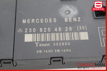 03-12 Mercedes R230 SL500 SL550 SL55 AMG Door Control Module Right Side OEM