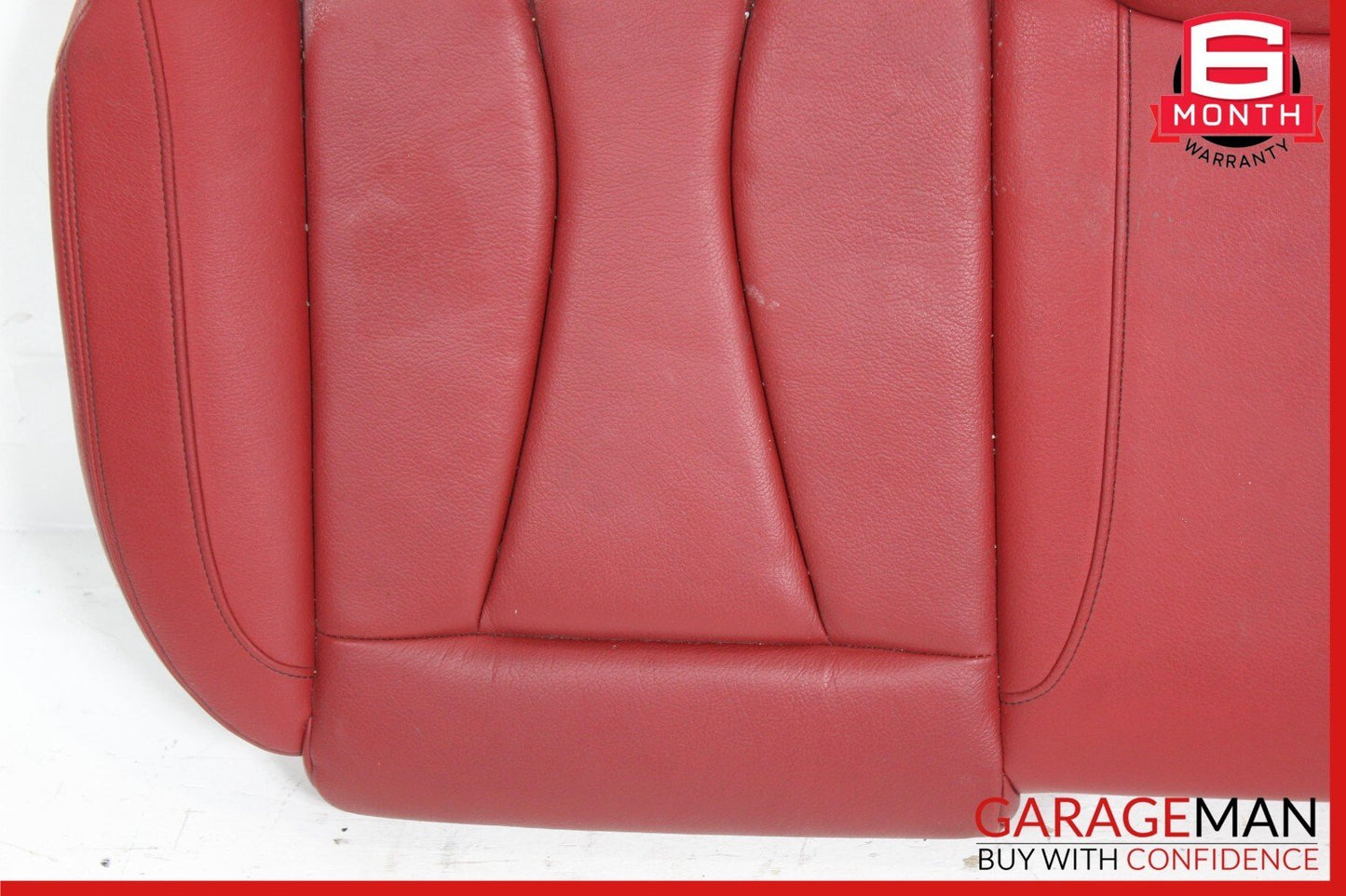 15-20 Audi S3 A3 Rear Seat Bottom Cushion Bench Red OEM